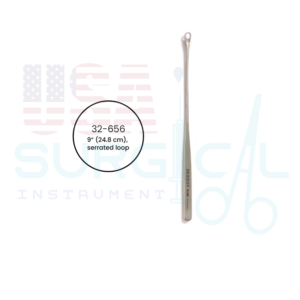 HEANY Uterine Biopsy Curette serrated loop malleable