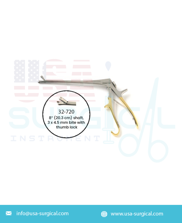 BURKE Cervical Biopsy Forceps shaft with thumb lock