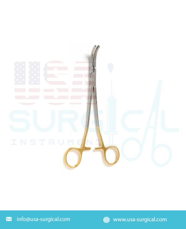 ZEP Atraumatic Hysterectomy Forceps, strong curve