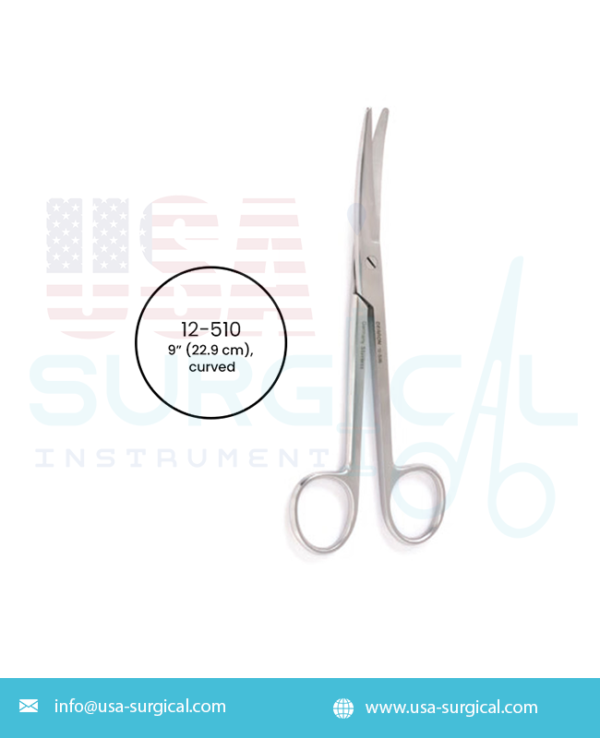 MAYO Uterine Scissors, curved