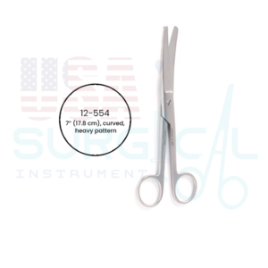 DOYEN Scissors, curved, heavy pattern