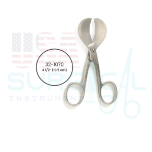 BRAUN Episiotomy Scissors angled on side guard on lower blade