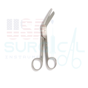 BRAUN Episiotomy Scissors, angled on side, guard on lower blade