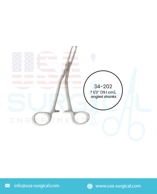 McGIVNEY Hemorrhoidal Grasping Forceps angled shanks