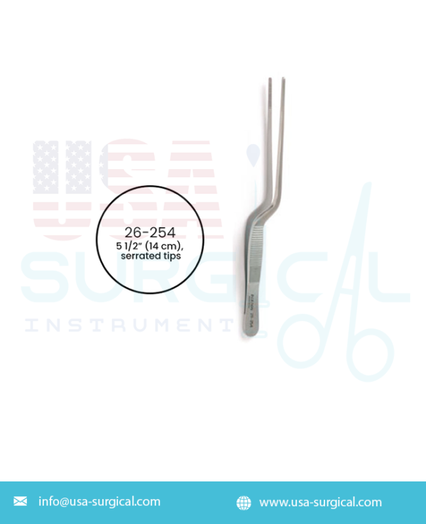 LUCAE Ear Dressing Forceps, serrated tips