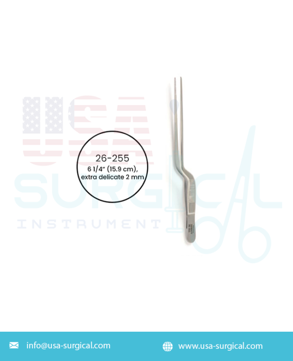 JANSEN Dressing Forceps, extra delicate wide serrated tips