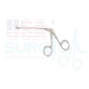 Micro Tubular Shaft Ear Forceps shaft, serrated jaws wide, straight