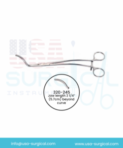 DeBAKEY Aorta Clamp 2x3 DeBAKEY Jaw Serrations