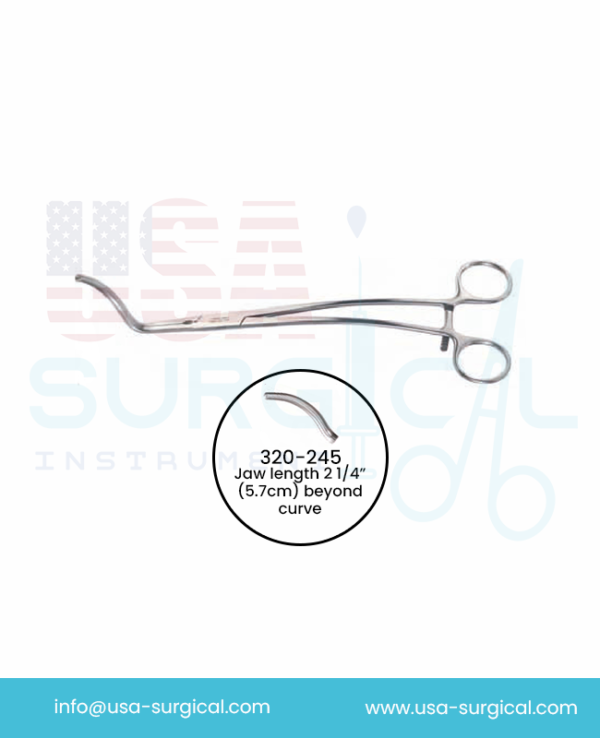 DeBAKEY Aorta Clamp 2x3 DeBAKEY Jaw Serrations