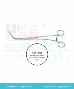 Aortic Aneurysm Clamp, DeBAKEY Jaw Serrations