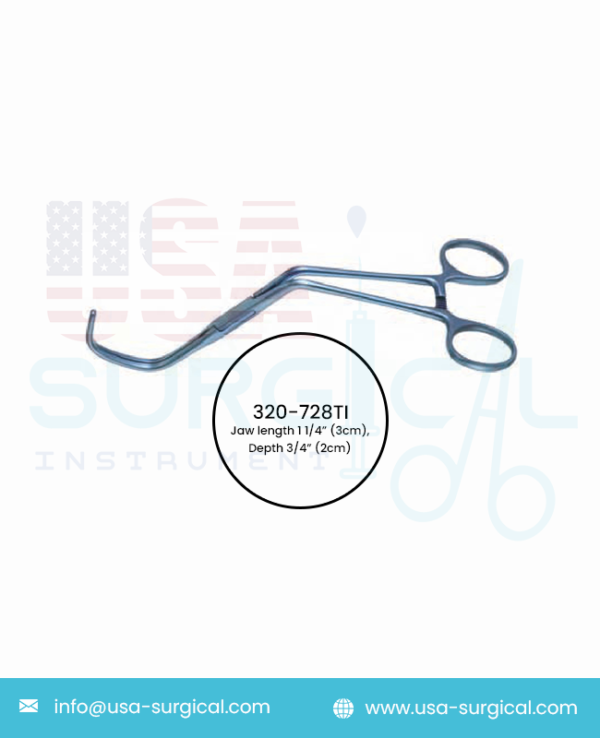 LAMBERT-KAY Aorta Clamp, Titanium