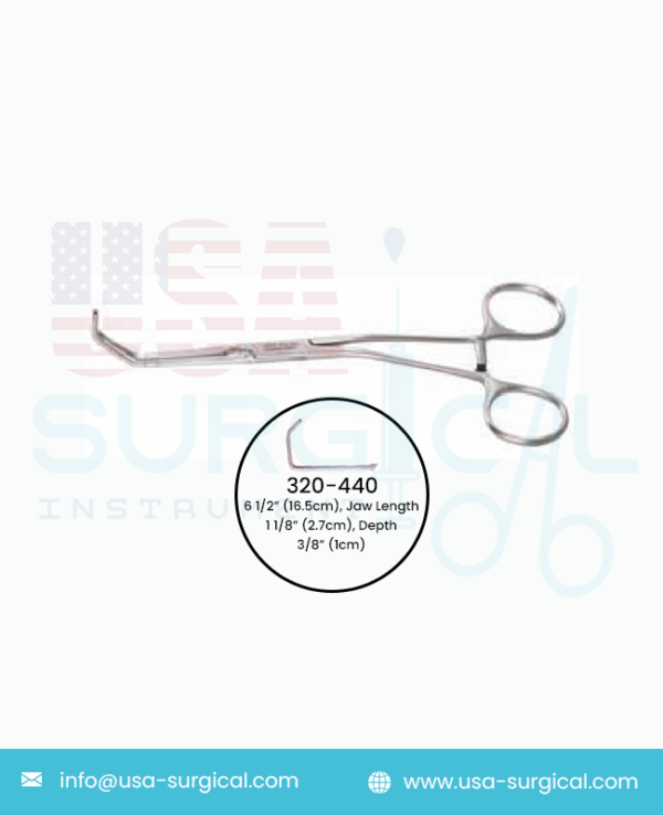 COOLEY Vascular Clamps, 90° Angle