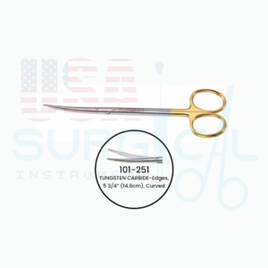 METZENBAUM (LAHEY) Scissors, TUNGSTEN CARBIDE-EDGES