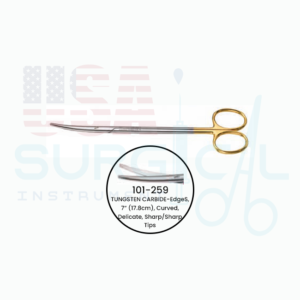 METZENBAUM Scissors, TUNGSTEN CARBIDE-EDGES