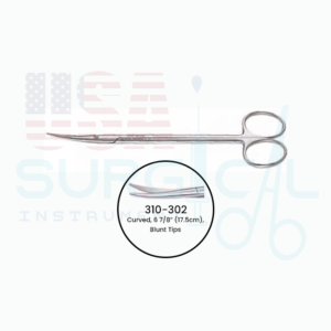 DEMARTEL Vascular Scissors, Curved