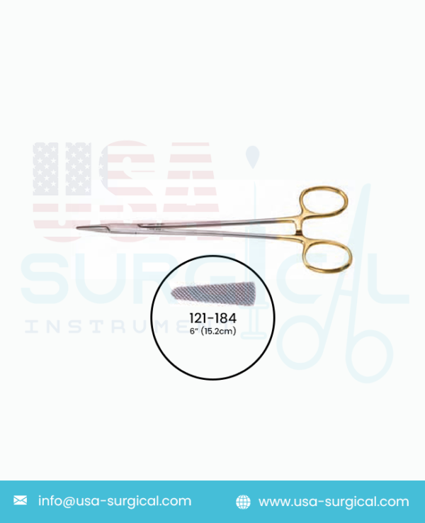 DeBAKEY Vascular Needle Holders, TUNGSTEN CARBIDE (TC) Jaws