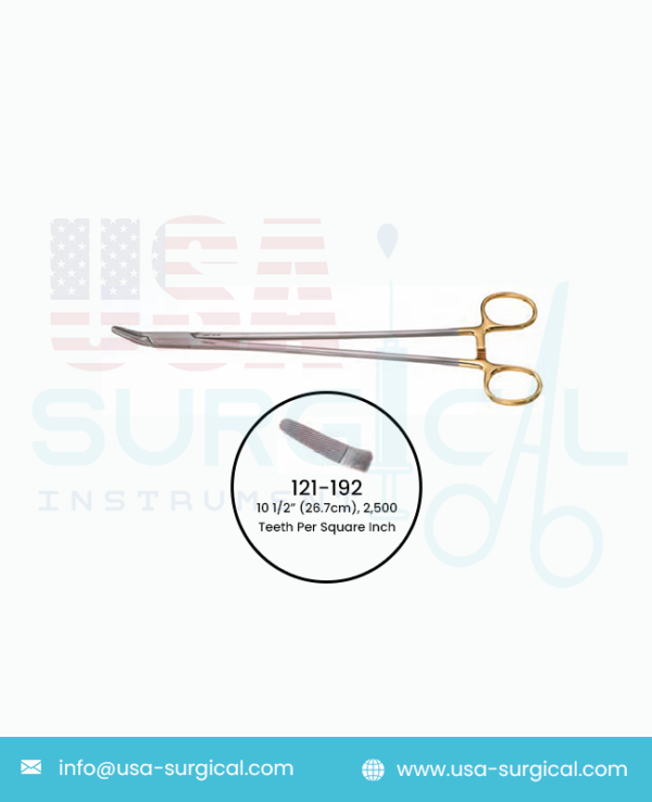 FINOCHETTO Needle Holder- Angled - TUNGSTEN CARBIDE (TC)