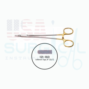 RYDER Needle Holders, 4,000 Teeth Per Square Inch, 15mm TUNGSTEN CARBIDE (TC) Jaws, 1.65mm Tips,