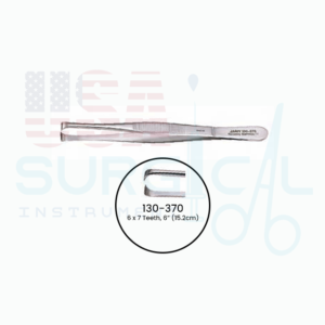 NELSON Tissue Forceps, 6 x 7 Teeth