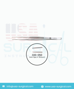 DeBAKEY-DIETRICH Vascular Tissue Forceps, Straight, Delicate 1mm Tips