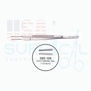 GERALD Forceps, Delicate 1.2mm DeBakey Tips