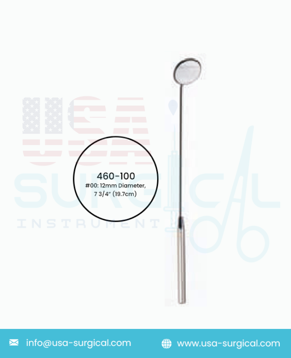 Laryngeal Mirrors, Threaded Handle