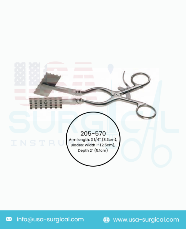 OCHSNER Vascular Retractor, Self-Retaining, Swivel Blades, Flexible Arms