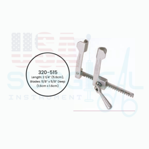 "COOLEY Pediatric Sternal Retractors, Arms and Blades Aluminum, Ratchet Bar Stainless Steel "