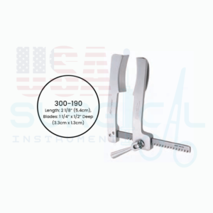 CASTANEDA Sternal Retractor, Arms and Blades Aluminum, Ratchet Bar Stainless Steel