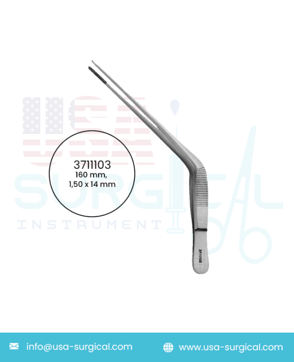 Politzer, Angled Dissecting Forceps