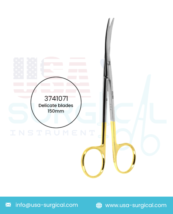 Small Metzenbaum Scissors, Tungsten blades