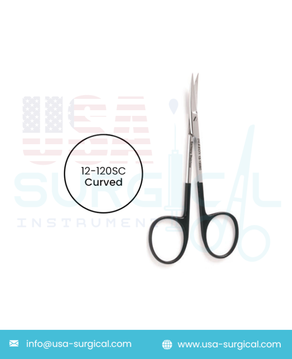 Iris Scissors, curved, Super-Cut