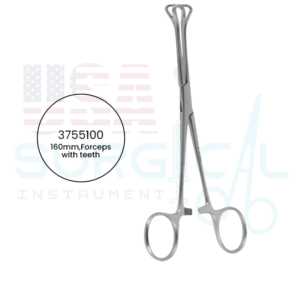 Babcock , Strong haemostatic forceps, Forceps with teeth