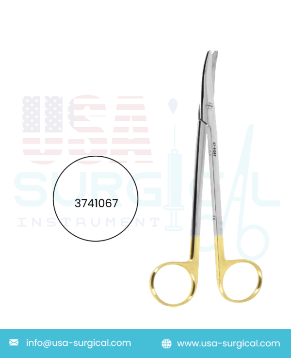 Large Metzenbaum scissors, tungsten bladed