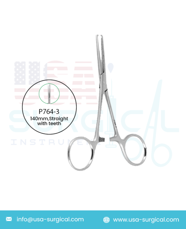 Kocher, Medium haemostatic forceps