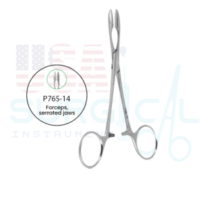 Péan, Strong haemostatic forceps, Forceps, serrated jaws