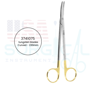 Large Metzenbaum scissors, tungsten blades