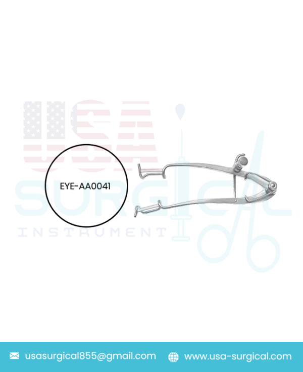 Williams Eye Speculum with locking screw,