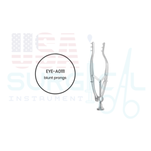 Stevenson Lacrimal Sac Retractor 3 x 3 blunt prongs, adjustable