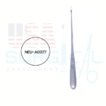 Caspar Curette Square Handle, Reverse, Length 9.75 in 250 mm