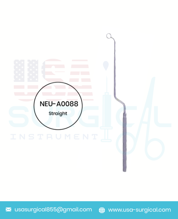 Nicola Micro Pituitary Curette Malleable, 6.5 mm Ring, Length 8.25 in 212 mm