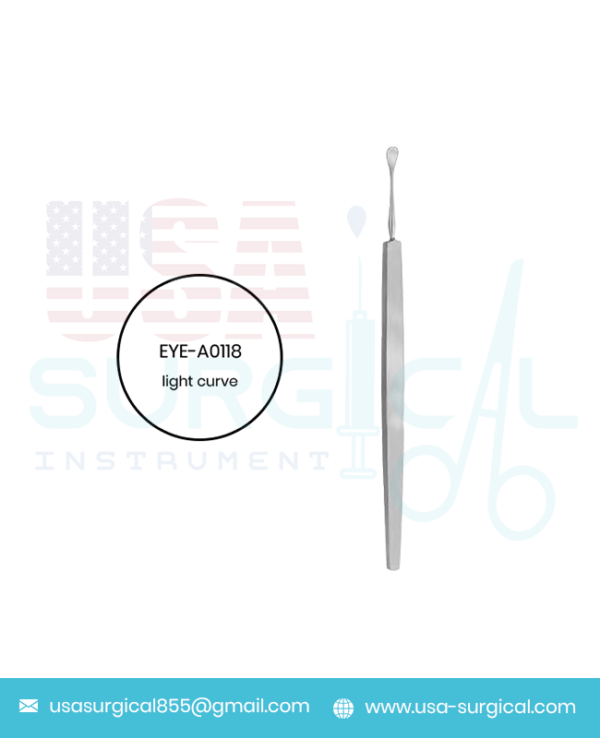 Gill Corneal Knife curved cutting edge, light curve