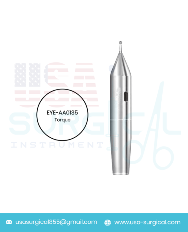 Ophthalmic Burr for polishing pterygiums, optional lithium hi-energy battery, 3.6 volt, for increased torque