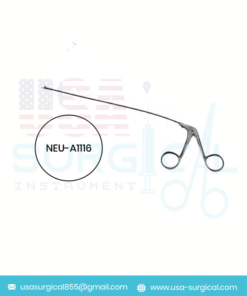 Micro Pituitary Style Scissors Alligator Action, Semi-Malleable Shaft, Length 7 1⁄8 in 182 mm