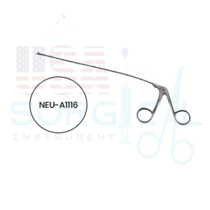 Micro Pituitary Style Scissors Alligator Action, Semi-Malleable Shaft, Length 7 1⁄8 in 182 mm