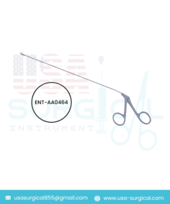 Jako Micro Laryngeal Cup Forceps, Round Cups 2 mm, Length 9 1⁄4 in 235 mm