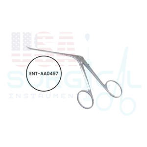 House Alligator Forceps Serrated, Shaft 74 mm, Jaws 6 mm, Length 5 1⁄2 in 140 mm