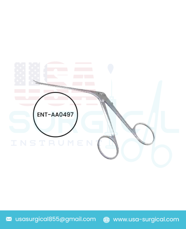 House Alligator Forceps Serrated, Shaft 74 mm, Jaws 6 mm, Length 5 1⁄2 in 140 mm