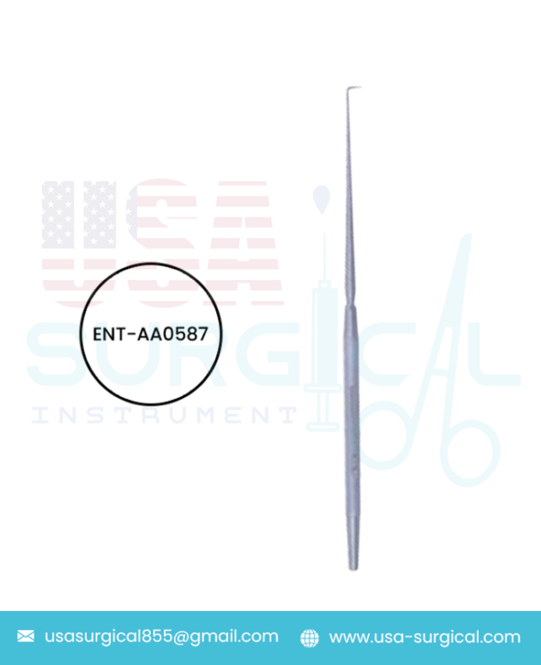 Adson Dura & Nerve Hook, 3 mm Tip, Length 8 in 202 mm