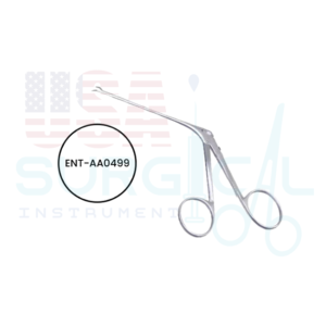 Hough CRURA Stapedectomy Forceps 3 mm Blade, Smooth 5 mm Jaws, Shaft 75 mm, Length 9 1⁄2 in 240 mm